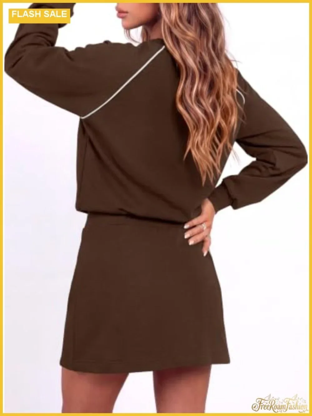 Two Piece Skirt Set for Women Athletic Workout Lounge Matching Outfit with